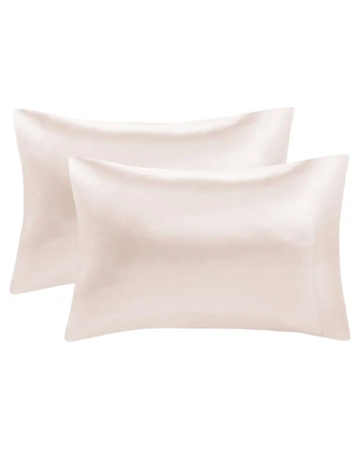 Madison Park Satin Luxury Pillowcase Set In Neutral