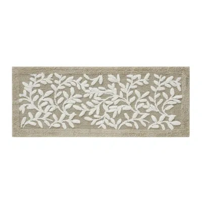 Madison Park Serene Cotton Bath Rug In Taupe