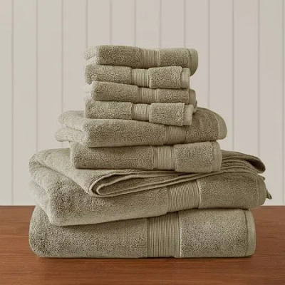 Madison Park Signature 800gsm 8-pc. Bath Towel Set In Sand