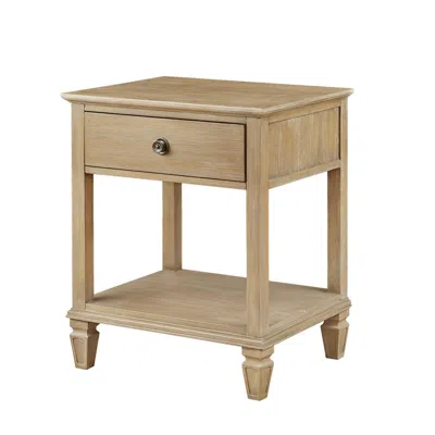Madison Park Signature Bedside Table In Neutral