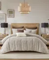 Madison Park Signature Chapman Jacquard 8-pc. Comforter Set, Queen In Brown