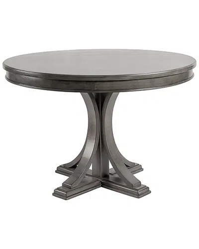Madison Park Signature Helena Round Dining Table In Grey