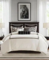 Madison Park Signature Jarvis Embroidery Oversized Duvet Style Comforter Sets In Multi