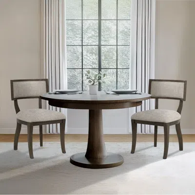 Madison Park Signature Marie Dining Chair (set Of 2), Beige/brown Color
