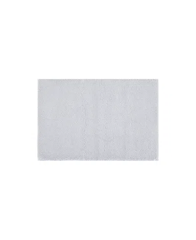 Madison Park Signature Marshmallow Bath Rug, 20" X 30" In Silver