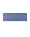 Madison Park Signature Marshmallow Bath Rug, 24" X 72" In Blue