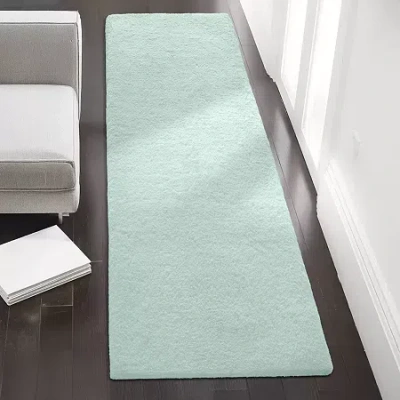 Madison Park Signature Marshmallow Rug Collection In Green