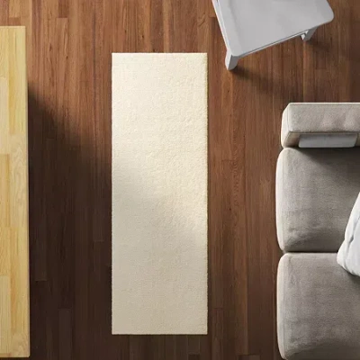 Madison Park Signature Marshmallow Rug Collection In White