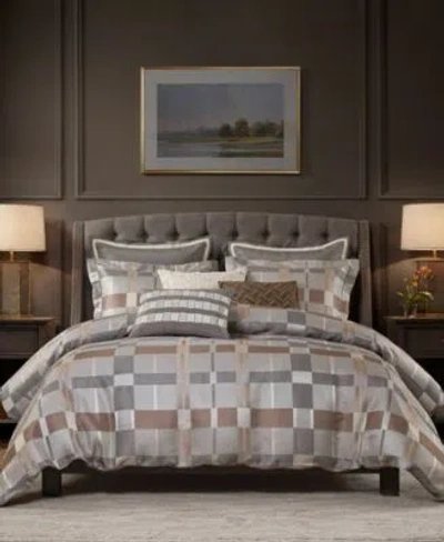 Madison Park Signature Prescott Jacquard Oversized Duvet Style Comforter Sets In Brown