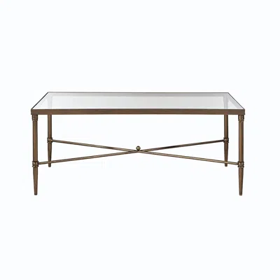 Madison Park Signature Rectangle Coffee Table In Transparent