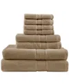 Madison Park Signature Solid 800gsm Cotton 8-pc. Bath Towel Set In Taupe