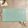 Madison Park Signature Splendor 100% Cotton Tufted 3000 Gsm Reversible Bath Rug In Green