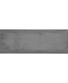 Madison Park Signature Splendor Reversible Tufted Cotton Bath Rug, 24" X 72" In Charcoal