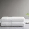 Madison Park Signature Turkish 100% Cotton 2-pc. Quick Dry Bath Towel In White