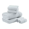 Madison Park Signature Turkish Oversized Cotton Solid 6-pc. Solid Bath Towel Set In Blue