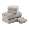 Madison Park Signature Turkish Oversized Cotton Solid 6-pc. Solid Bath Towel Set In Brown