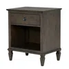 Madison Park Signature Victoria Nightstand, Antique Brown Color In Gray