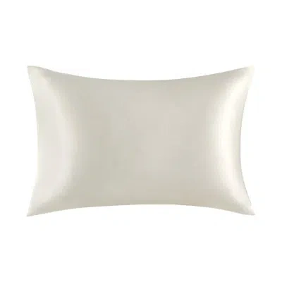 Madison Park Silk 100% Mulberry Silk Pillowcase Single Piece In Ivory