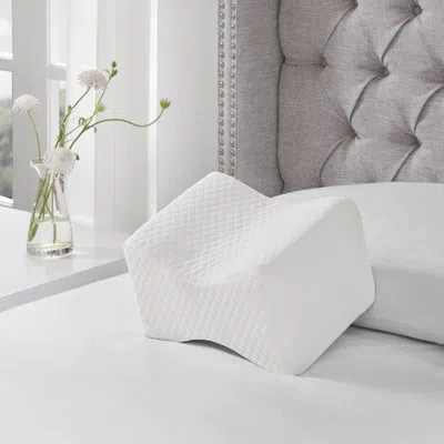 Madison Park Sleep Philosophy Memory Foam Memory Foam Knee Pillow In White