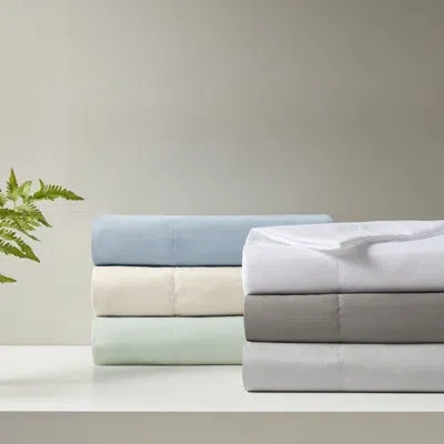 Madison Park Smart Cool Smart Cool Microfiber Sheet Set In Ivory