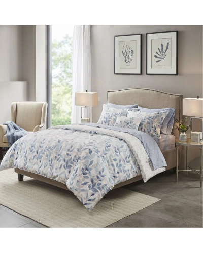 Madison Park Sofia Reversible Comforter Set In Blue