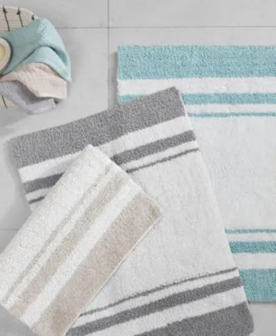 Madison Park Spa Reversible Cotton Bath Rugs In Multi