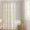 Madison Park Spa Waffle 3m Scotchgard Shower Curtain In White