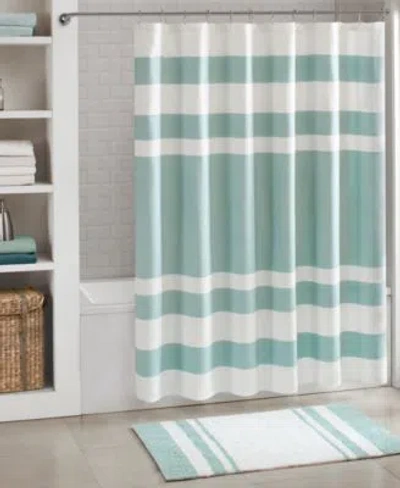 Madison Park Spa Waffle 3m Scotchgard Shower Curtains In Animal Print
