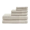 Madison Park Spa Waffle 6-pc. Quick Dry Bath Towel Set In Brown