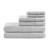 Madison Park Spa Waffle 6-pc. Quick Dry Bath Towel Set In Gray