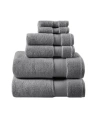 Madison Park Signature Splendor Cotton 6-pc. Towel Set Bedding In Charcoal