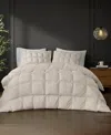Madison Park Stay Puffed Overfilled Down Alternative Comforter, Full/queen In Brown