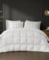 Madison Park Stay Puffed Overfilled Down Alternative Comforter In White