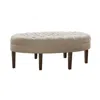 Madison Park Surfboard Tufted Ottoman In Neutral