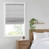 Madison Park Suvi Cordless Light-filtering Roman Shade In Gray