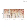 Madison Park Triptych 3-piece Textured Canvas Wall Art Set In Multi