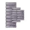 Madison Park Tufted Pearl Channel Soft Solid Tufted Bath Rug In Gray