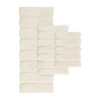 Madison Park Tufted Pearl Channel Soft Solid Tufted Bath Rug In White