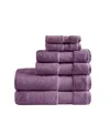 Madison Park Turkish Cotton 6-pc. Bath Towel Set In Purple