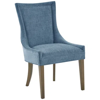 Madison Park Ultra Blue Fabric Dining Side Chairs Set Of 2