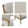 Madison Park Tage Upholstered Accent Armchair In White