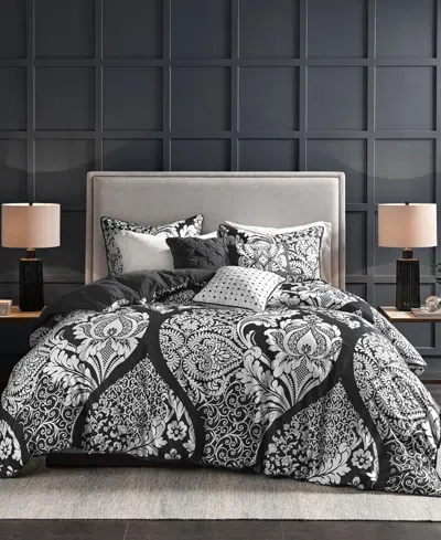 Madison Park Vienna 6-pc. Duvet Cover Set, King/california King In Black