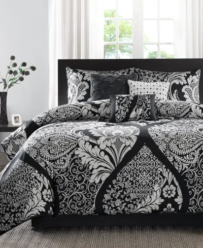Madison Park Vienna 7-pc. Comforter Set, Queen In Black