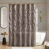 Madison Park Vivian Shower Curtain In Brown