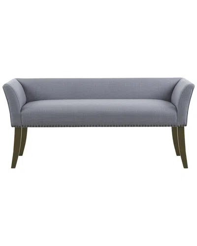 Madison Park Welburn Accent Bench In Blue