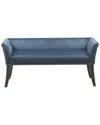 Madison Park Welburn Accent Bench In Blue