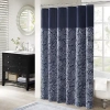 Madison Park Whitman Shower Curtain In Blue