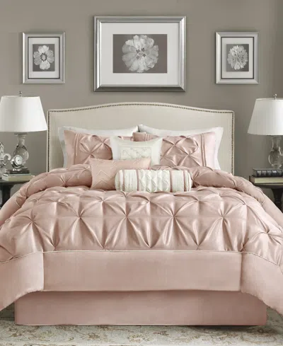 Madison Park Wilma 7-pc. Comforter Set, Queen In Blush