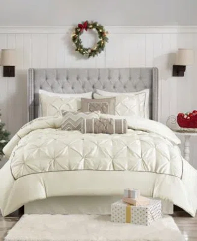 Madison Park Wilma 7 Pc. Comforter Sets In Neutral