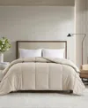 Madison Park Winfield Cotton Percale Luxury Down Alternative Comforter, King/california King In Tan